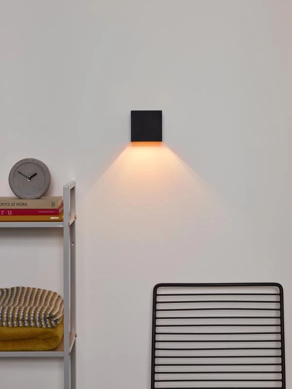 Lucide XIO - Wandleuchte - LED Dim. - G9 - 1x4W 2700K - Einstellbarer Abstrahlwinkel - Schwarz - Atmosphäre 2